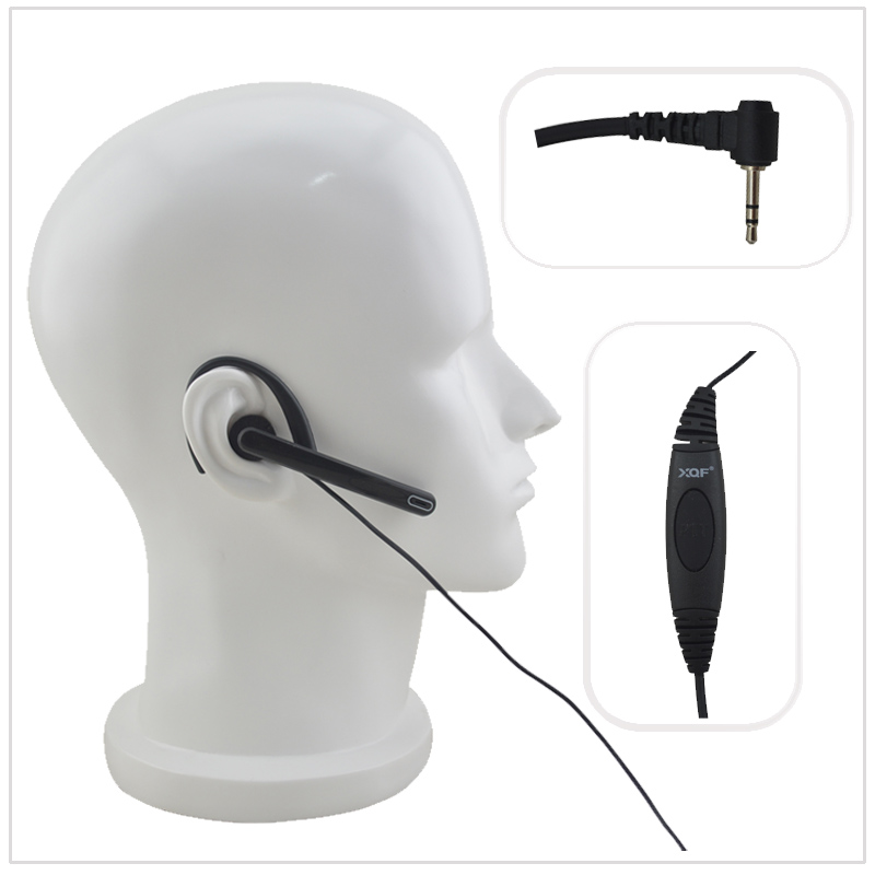 Wired Earphone Mic - の有線ラジオイヤホン g ループブームマイク耳バーマイク ptt ヘッドセット 1PIN