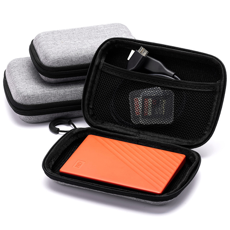 新しいポータブル耐衝撃ヘッドフォンケースイヤホンバッグヘッド - Headphone Case Hard のレビューと価格