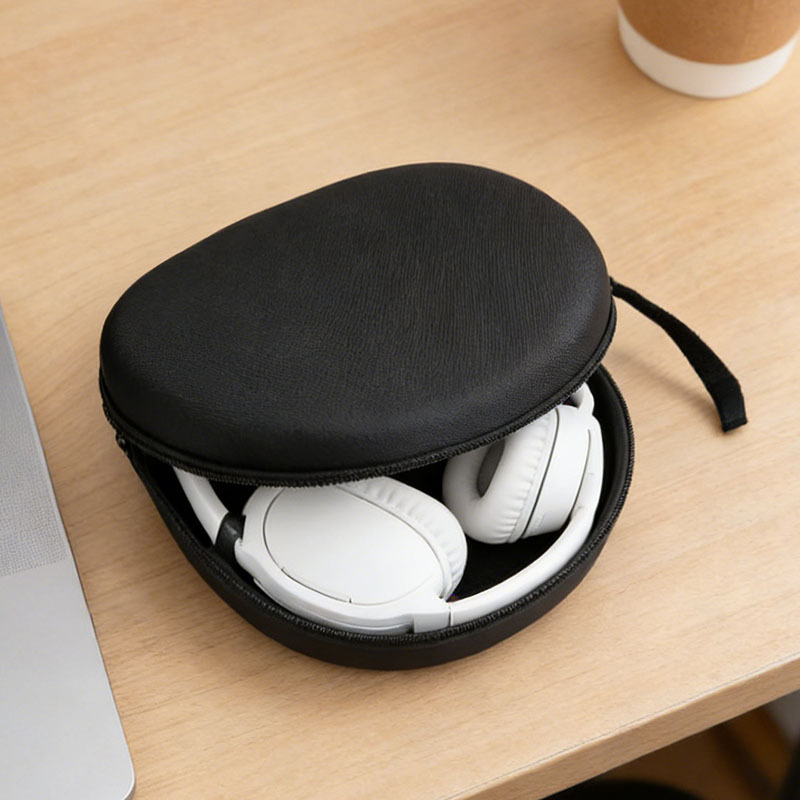ヘッドフォン収納ケース 1 個ブラック EVA ハードシェル - Headphone Case Hard のレビューと価格